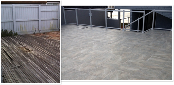 before and after nexxsteel decking